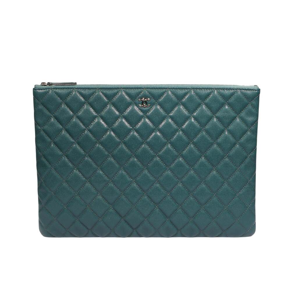 Chanel Classic Caviar Large Clutch Bag #353117F87B